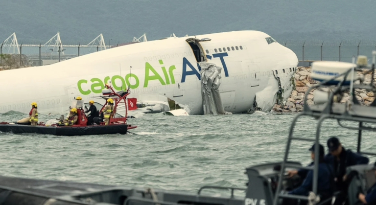 Tragedia aérea en Hong Kong